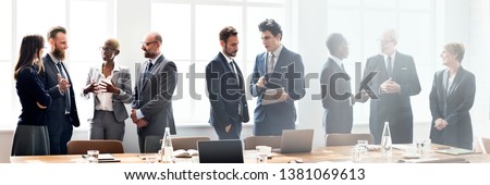 Diverse business people in a meeting