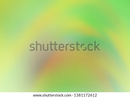 Light Green, Red vector blurred background. Colorful illustration in blurry style with gradient. Brand new design for your business.