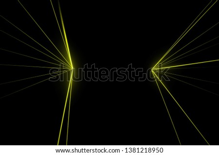 Abstract Laser Light Beam Effect 