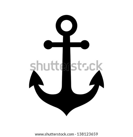 Anchor icon Royalty-Free Stock Photo #138123659