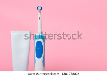 Smart electric toothbrush. Healthy teeth. Dentistry.