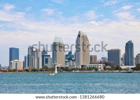 San Diego City Skyline California