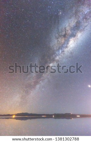 Milky way in Bolivia (salar de uyuni) 