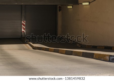 Entrance to the underground Parking