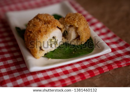 Chicken Kiev On A Plate