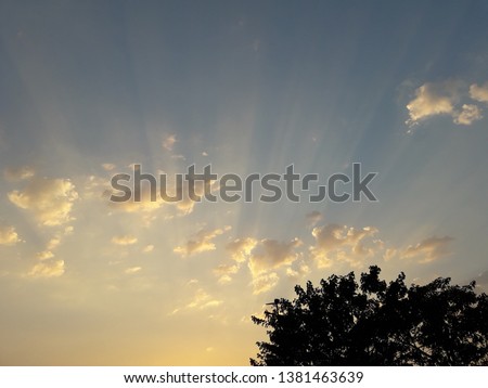Sunshine Cloudy Sky Images india