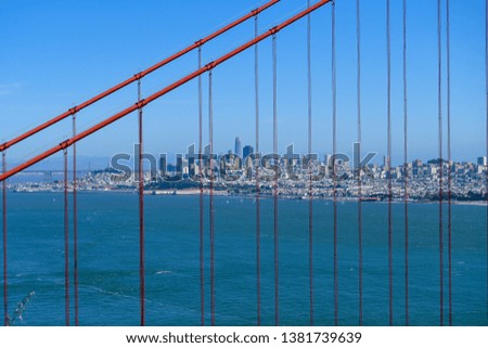 The majestic Golden Gate Bridge San Fransisco CA is an iconic suspension bridge and major tourist location while visiting San Fransisco USA. It is also close to California Wine country.