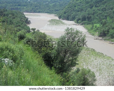 River view in Kashmir valley poonch rawalakot