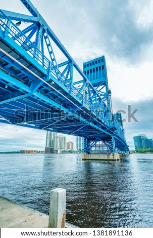 John T. Alsop Jr. Bridge in Jacksonville, FL. It is a bridge crossing the St. Johns River .
