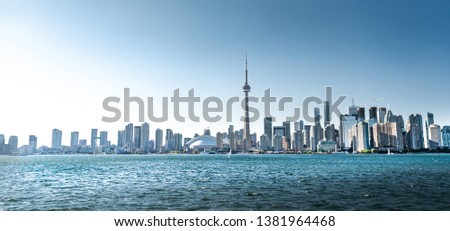 Toronto city and skyline in Ontario, Canada