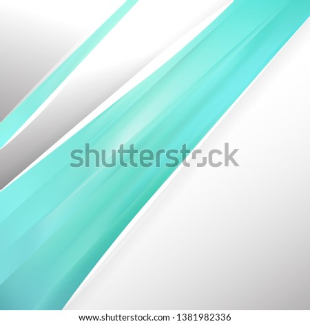 Turquoise Business Background Template Vector Art