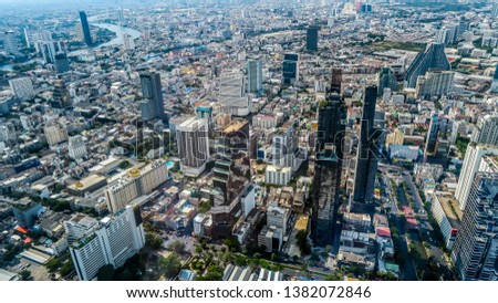 landscape View of Bangkok city