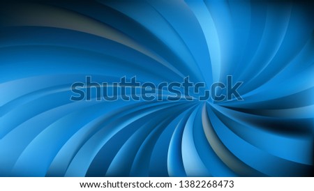 Abstract Dark Blue Twisted Spiral Rays Background
