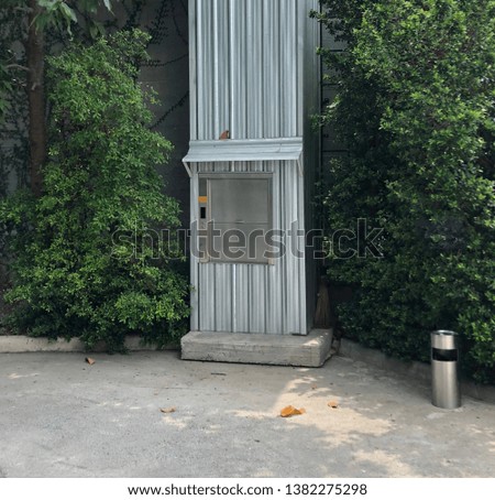 small sized lift of a restaurant used transfer food and anythings to second floor.