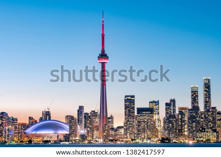 Toronto at Night, Ontario, Canada