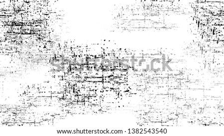 Grunge Watercolor Dry Brush Strokes and Stripes Texture. Hand Drawn Old Scratched Seamless Pattern. Watercolor Splatter Style Texture. Noise Fashion Pop Art Design Pattern.