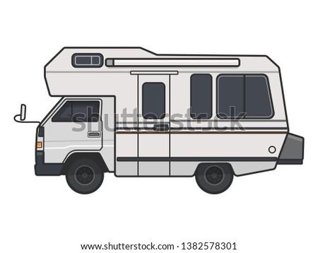 car vector illustration outline isolated