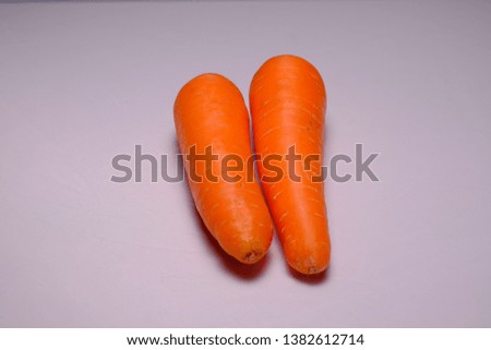 beautiful carrot pictures in white background