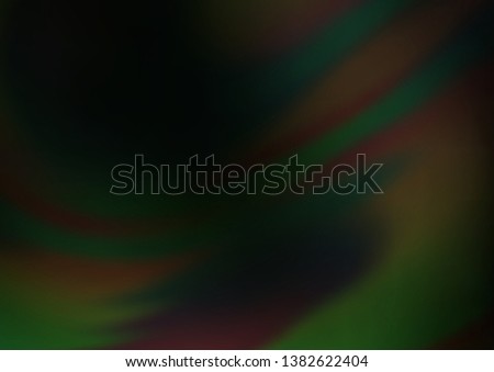 Dark Green vector abstract blurred template. Colorful illustration in abstract style with gradient. A new texture for your design.