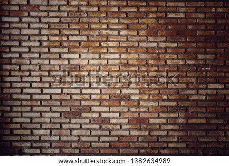 The background of an old brick wall