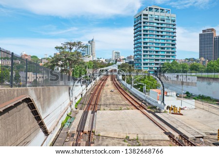 Sydney harbor regional railroad track 