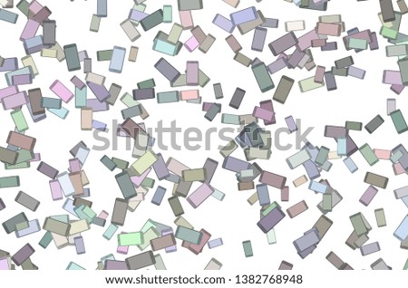 Seamless pattern of smartphones on white background 