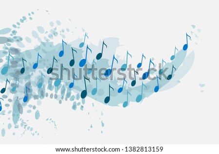 Music vector background. World music day concept.