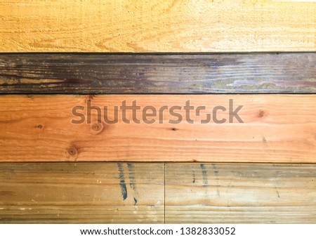 Vintage colorful woods texture. Rustic wooden plank background. 