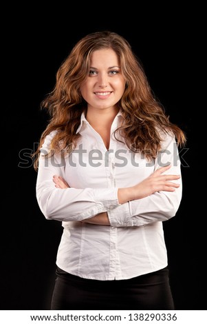 charming young businesswoman
