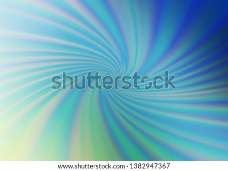 Light Blue, Green vector abstract template. Creative illustration in halftone style with gradient. The elegant pattern for brand book.