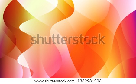 Template Abstract Background With Curves Lines, Wave Shape. For Business Presentation Wallpaper, Flyer, Cover. Vector Illustration with Color Gradient