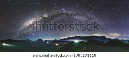 view of the galaxy and stars