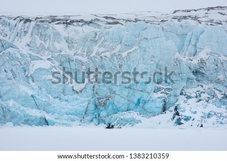  norway landscape ice nature of the glacier mountains of Spitsbergen Longyearbyen  Svalbard   arctic ocean winter  polar day East Coast 