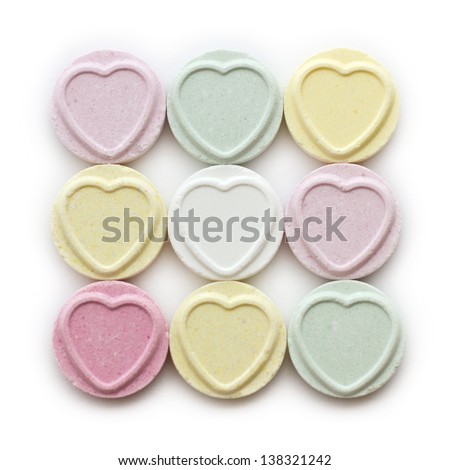 Square of Hearts Royalty-Free Stock Photo #138321242
