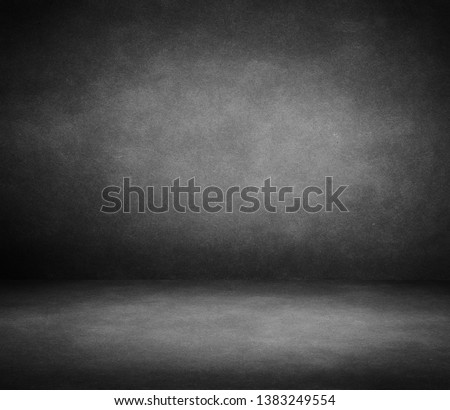 interior room with grunge grey wall