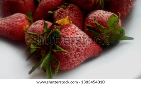 Frozen and fresh strawberries good for health