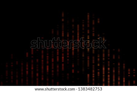 Dark Orange vector template with repeated sticks. Blurred decorative design in simple style with lines. Backdrop for TV commercials.