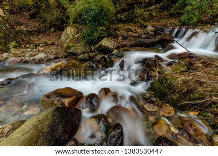 Photo of milky Water stream in himalayas - waterfall inIndia