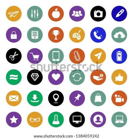 office flat icon, modern icon technology, web symbol vector, ready to print