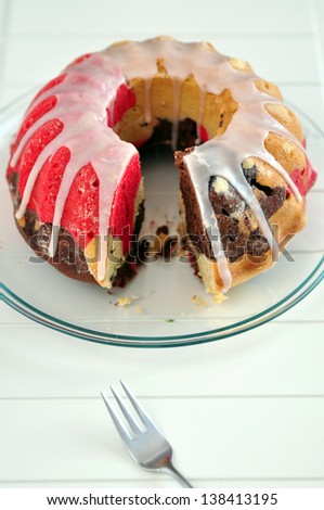Colorful German Gugelhupf Cake