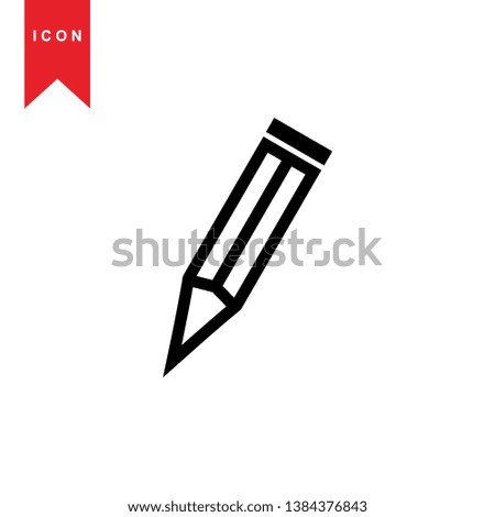 edit icon. isolated sign symbol - Vector