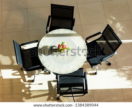 Meeting area in the office 
