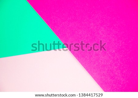 colorful of pink and blue paper background