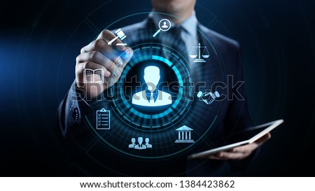 Attorney at law lawyer advocacy legal advice business concept. Royalty-Free Stock Photo #1384423862