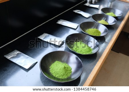 Matcha is finely ground powder of specially grown and processed green tea leaves.