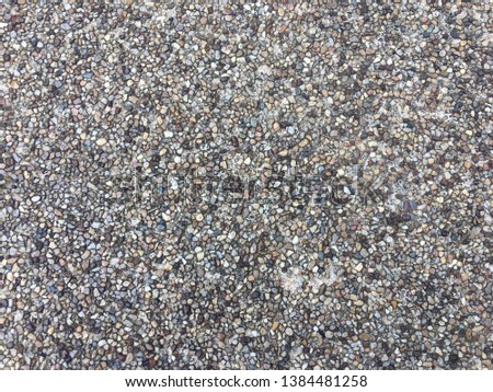 Pebble floor texture and background design
