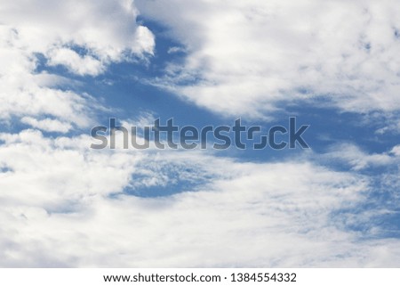 sky with white cloud on sunshine day