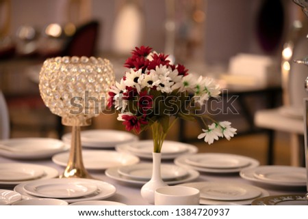 Beautiful decoration for a party