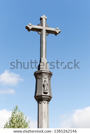 catholic cross of the area of ​​catalonia