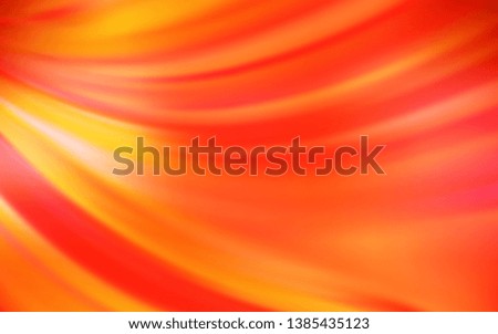 Light Orange vector colorful blur background. New colored illustration in blur style with gradient. The best blurred design for your business.